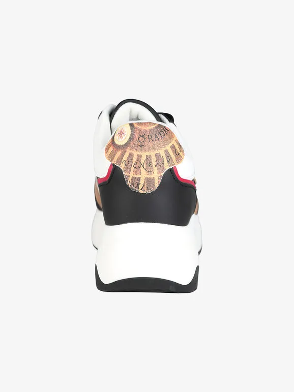 Gattinoni Zapatillas de mujer con cordones y plataforma.