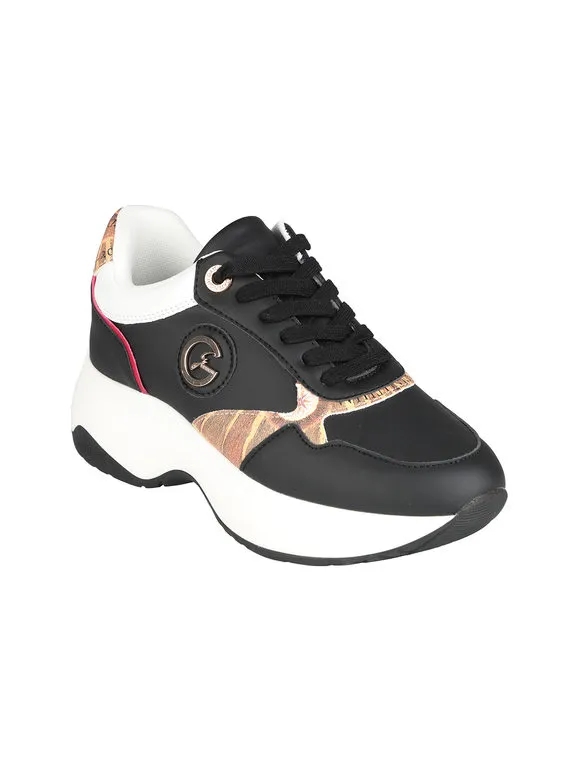 Gattinoni Zapatillas de mujer con cordones y plataforma.