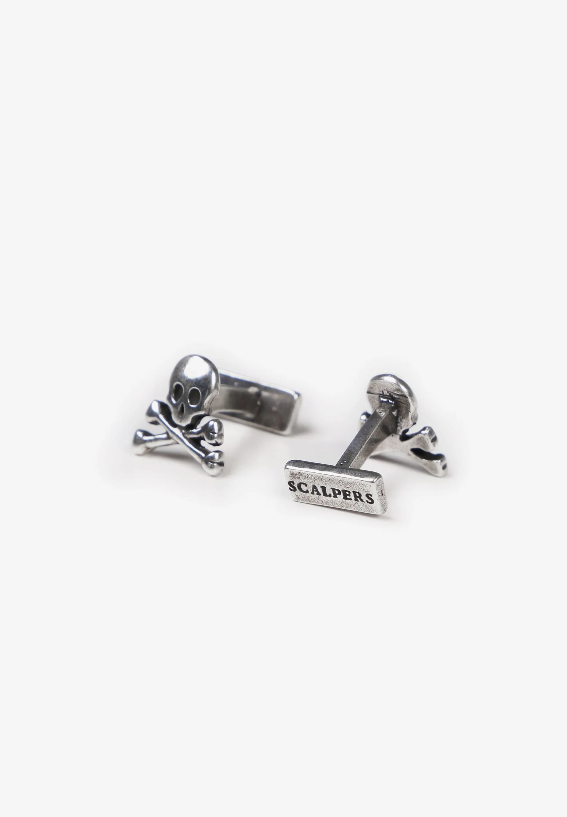 GEMELOS CALAVERAS PLATEADOS