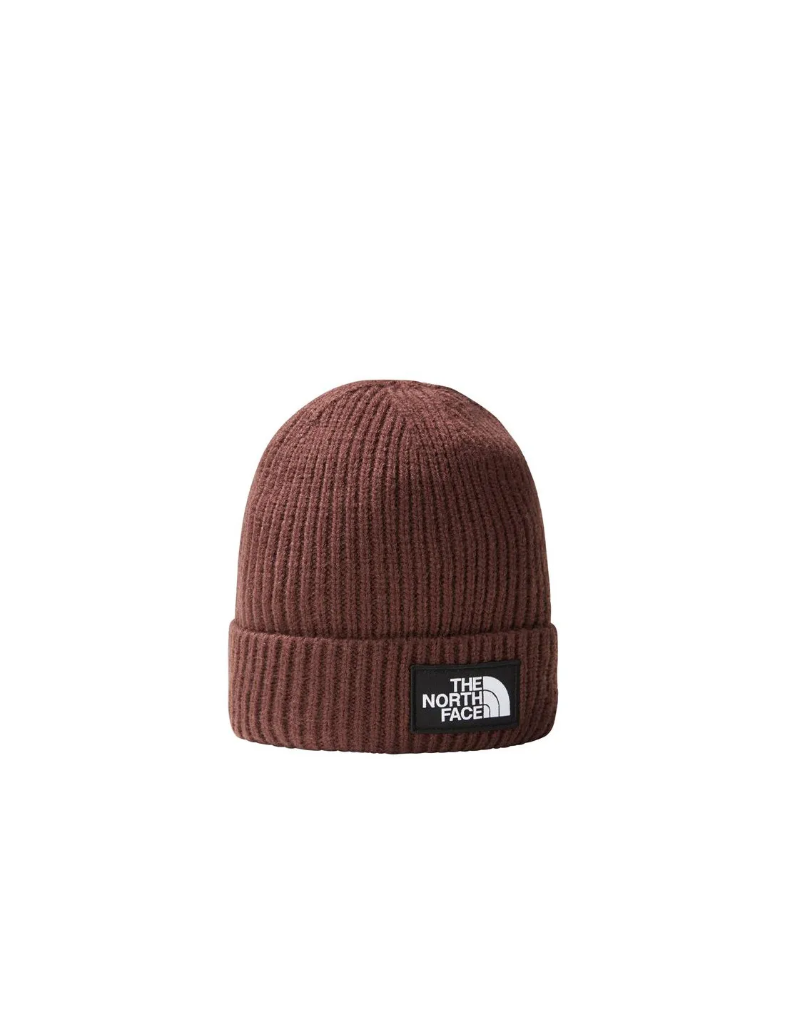 Gorro de Montaña The North Face Logo Box Cuffed Brown