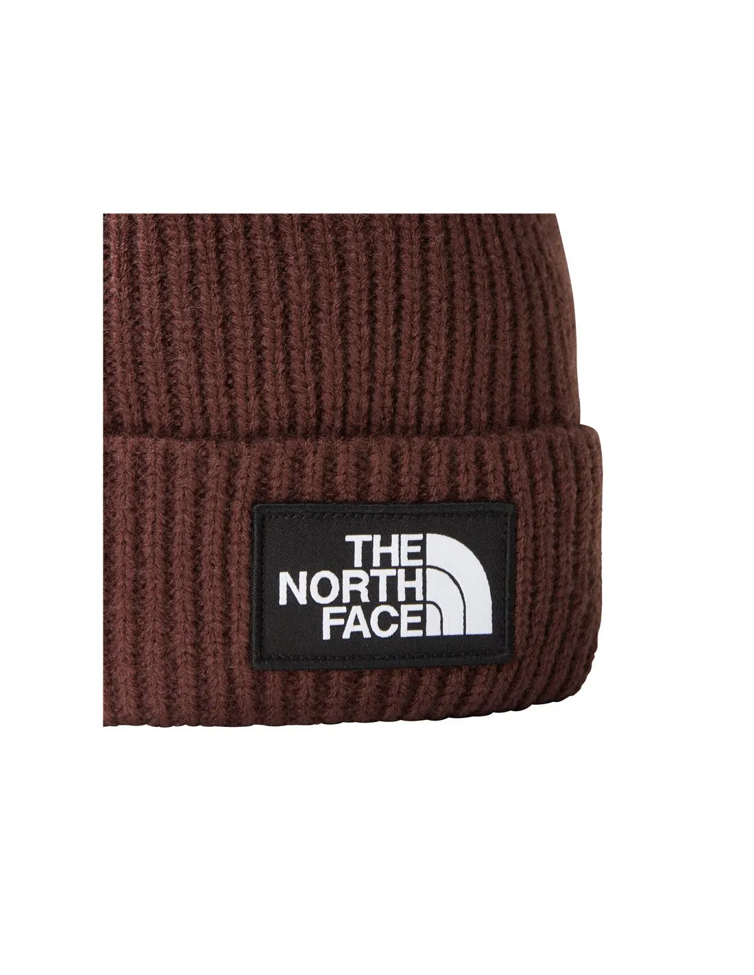 Gorro de Montaña The North Face Logo Box Cuffed Brown