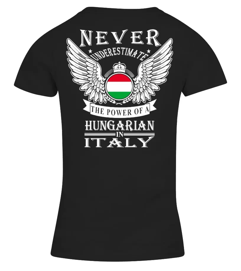 HUNGARIAN IN ITALY Camiseta cuello pico Mujer