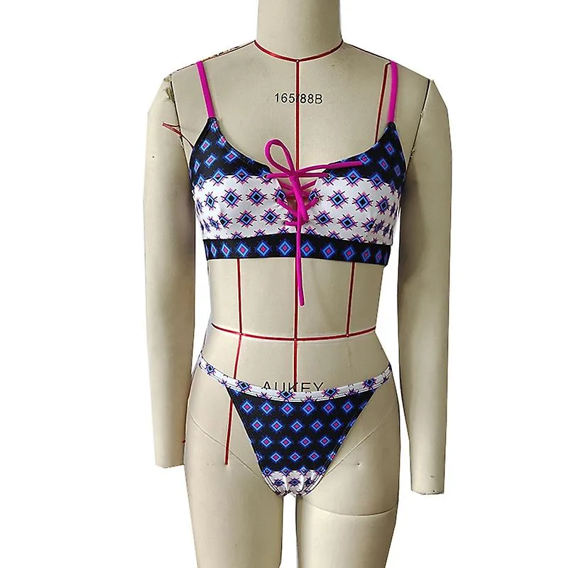 INX BANDEAU BADPAK VROUWEN VENDAJE BIKINI 2021 IMPRESIóN BADMODE VROUWELIJKE STRING 2 STUKS SET SPORT BADPAK STRAND DRAGEN ZOME