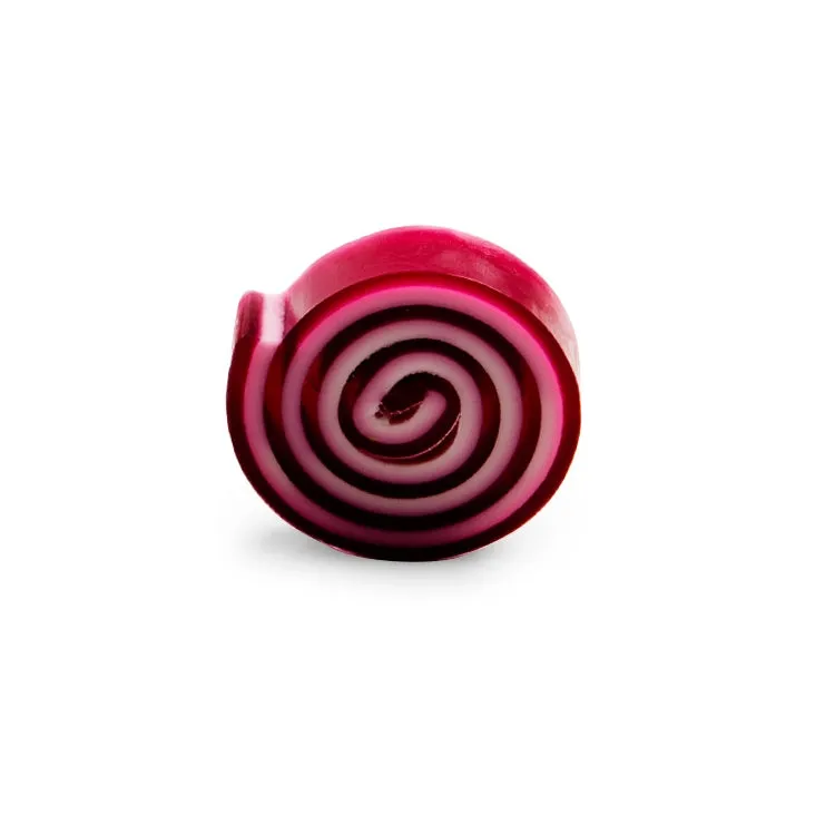 Jabón Natural  enrollado FRUTOS ROJOS