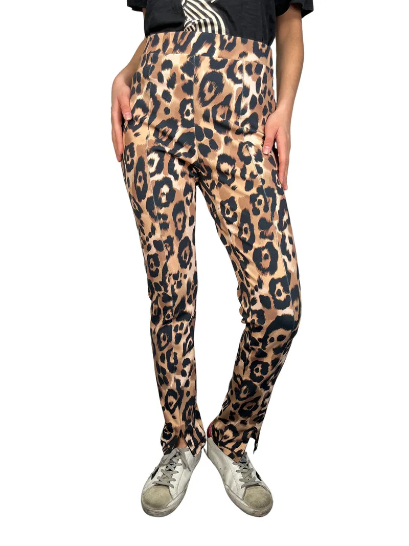 JAZMIN CHEBAR Pantalón Animal Print Elasticado