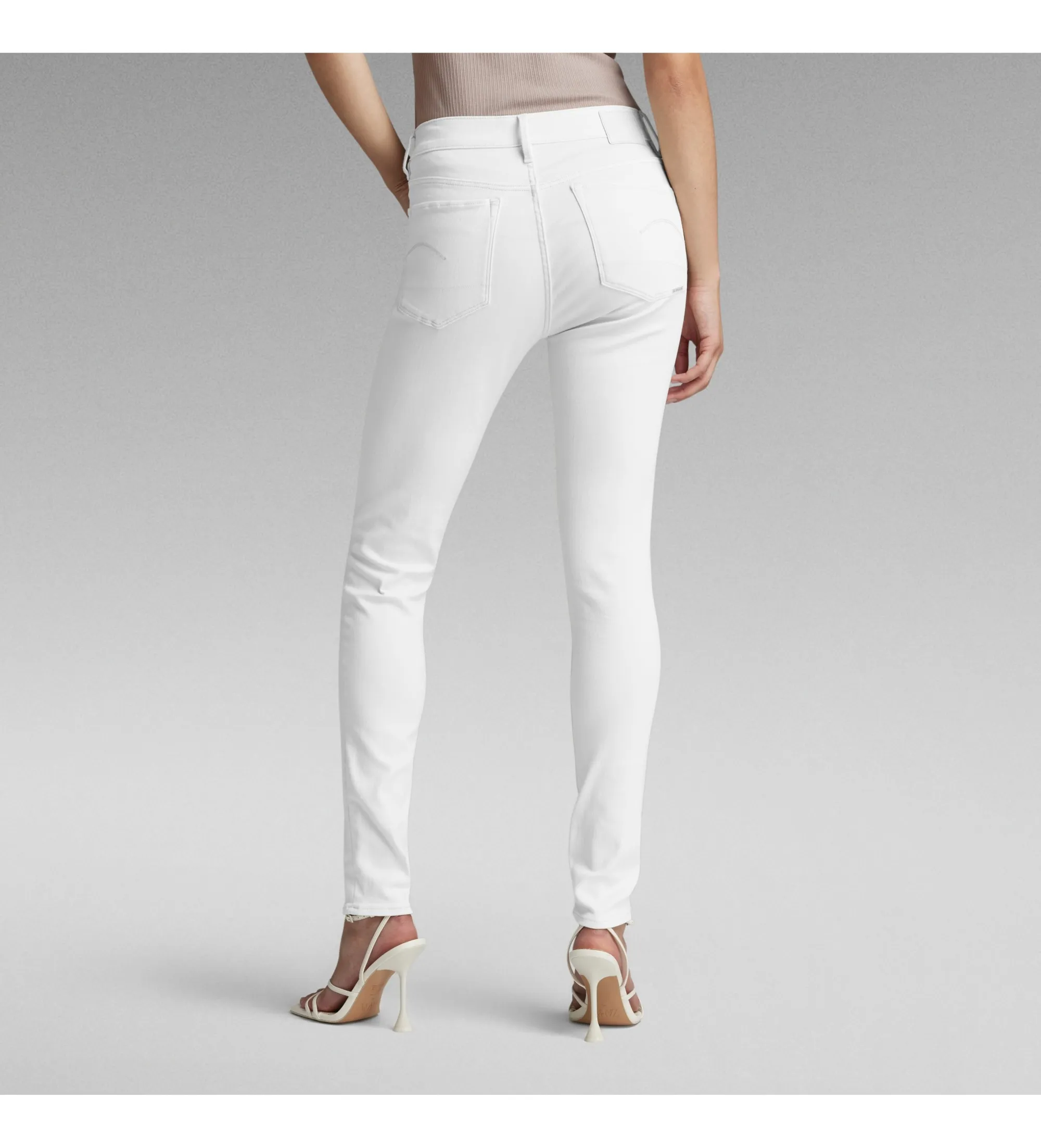 Jeans 3301 Skinny blanco