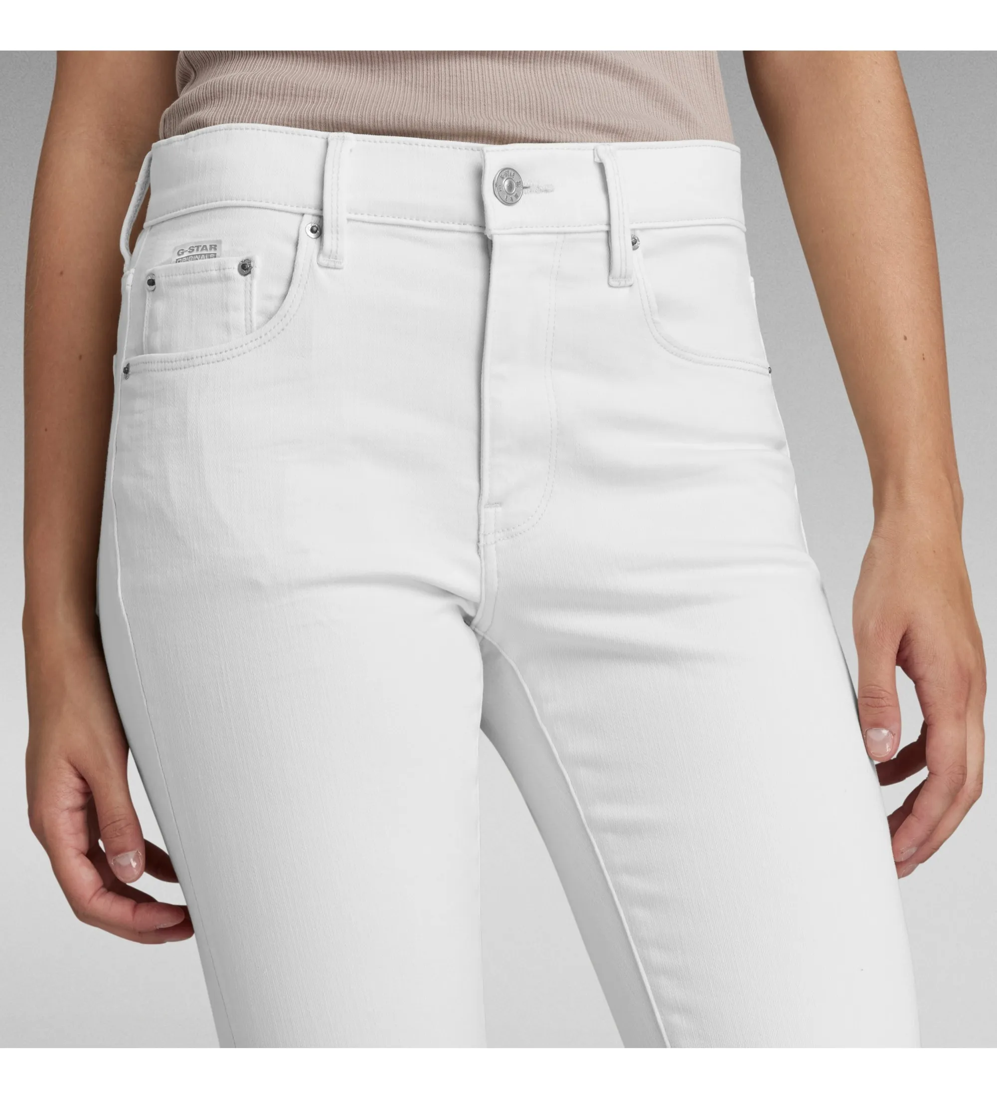 Jeans 3301 Skinny blanco