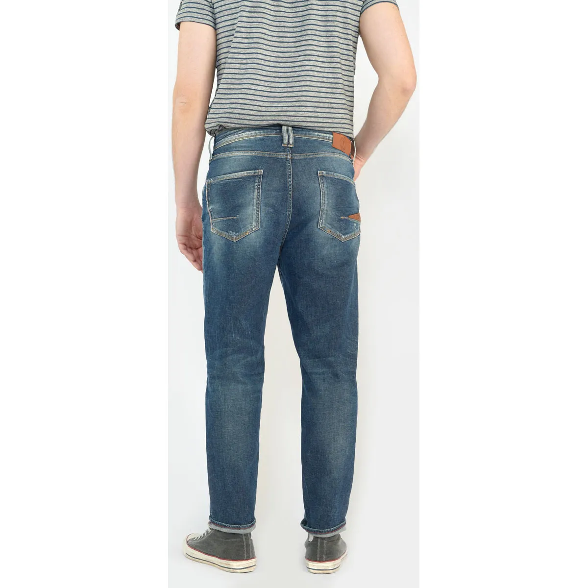 Jeans loose, ancho , 7/8