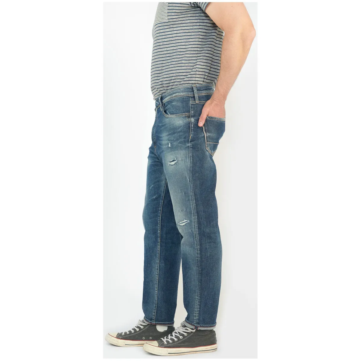 Jeans loose, ancho , 7/8