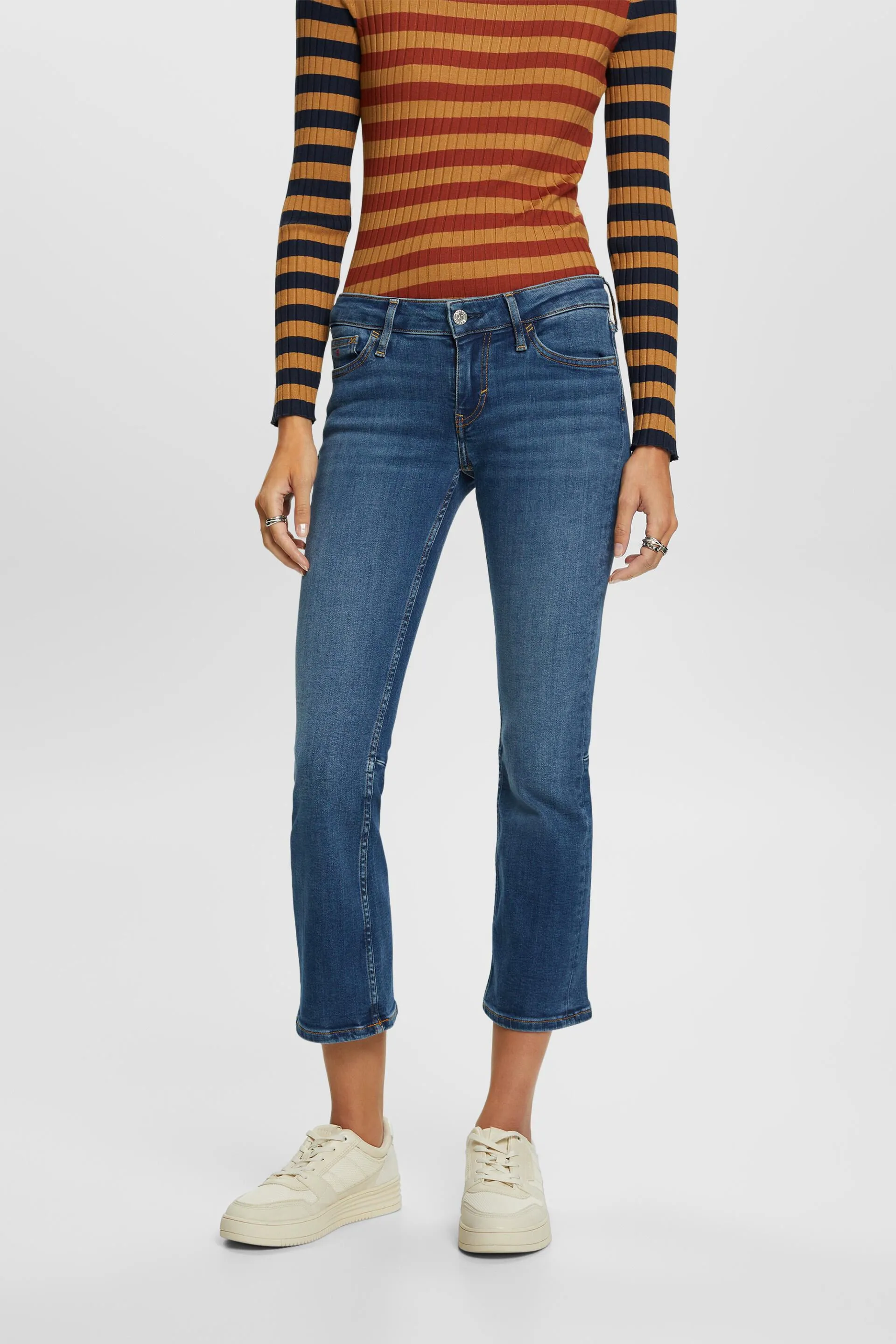 JEANS LOWRISE CROPPED BOOTCUT