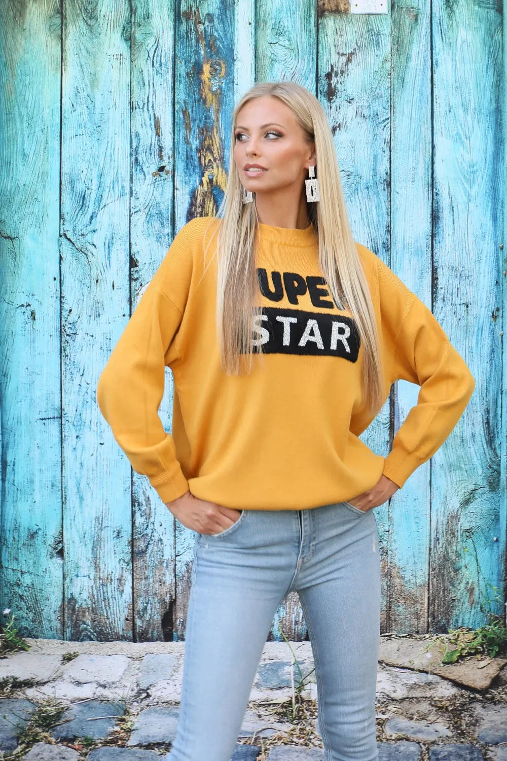 Jersey amarillo oversize