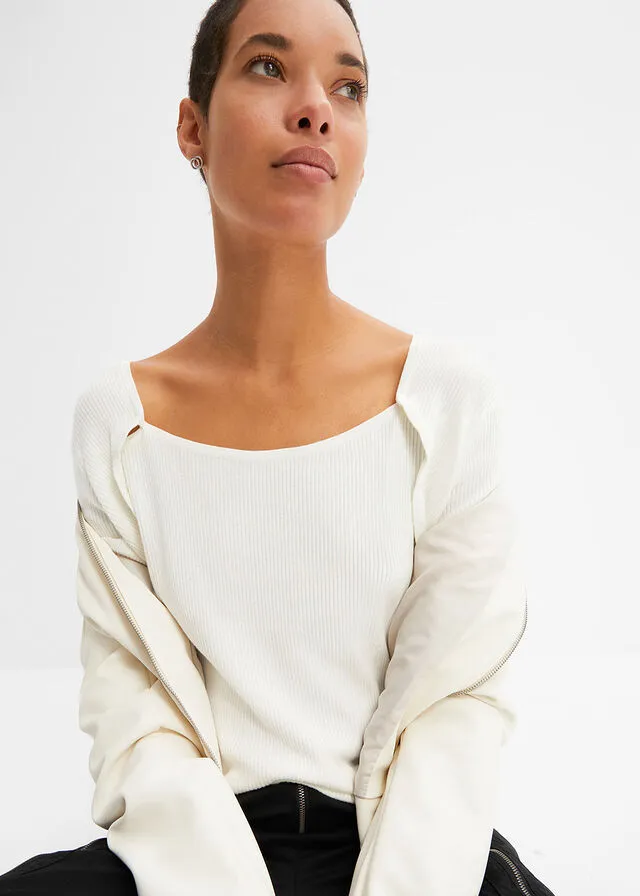 Jersey Blanco lana