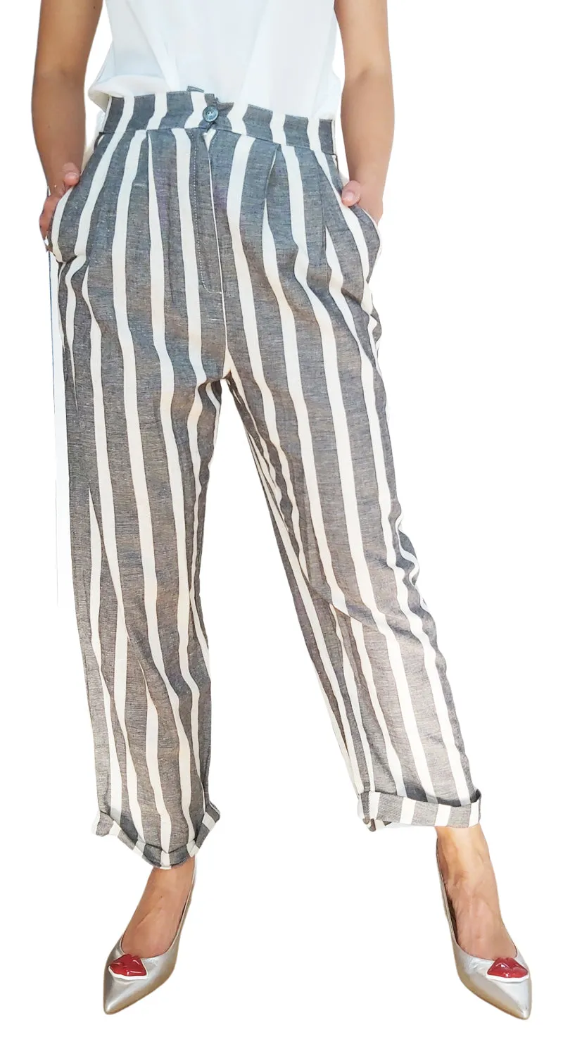 KARYN COO Pantalón Rayas