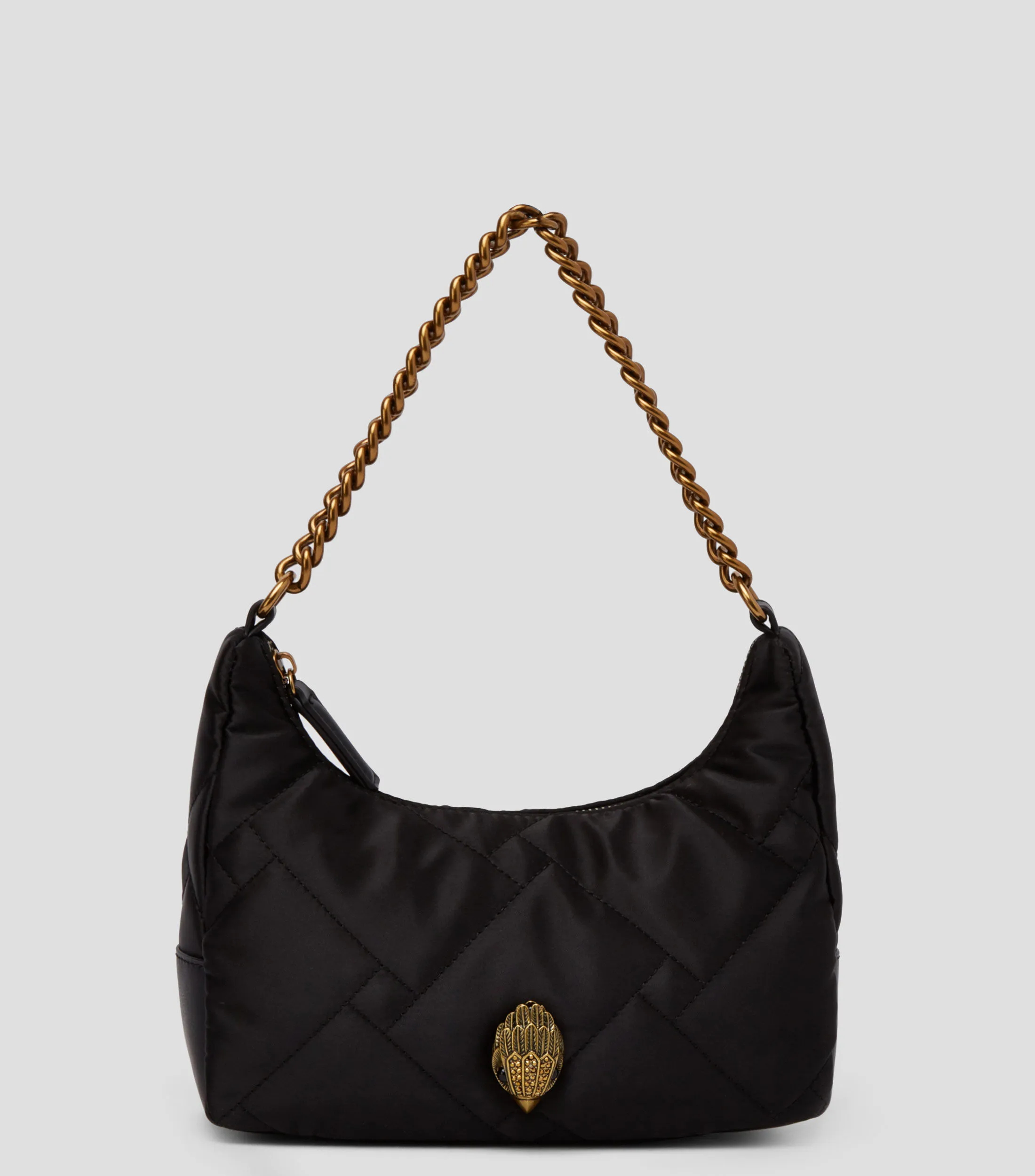 Kurt Geiger Bolso crossbody negro acolchado Mujer