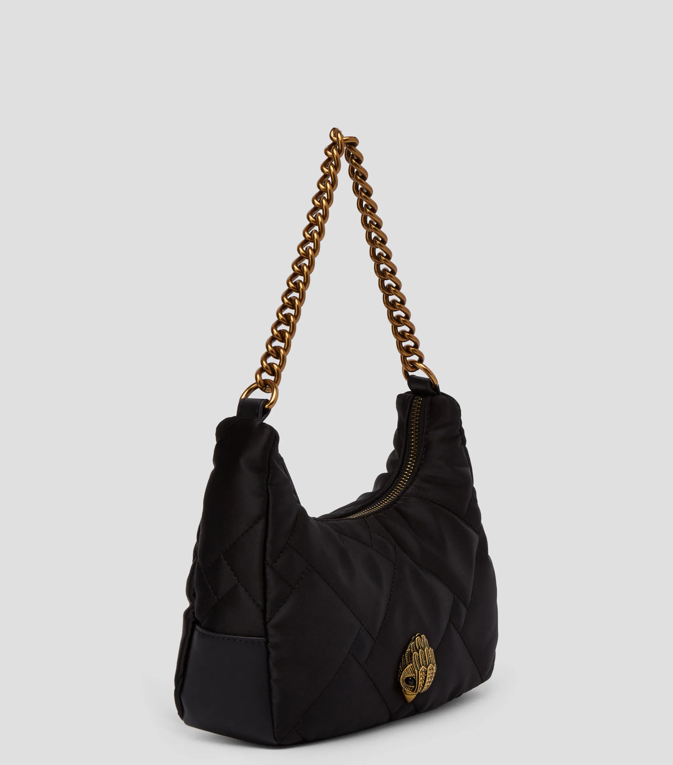 Kurt Geiger Bolso crossbody negro acolchado Mujer