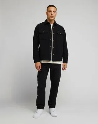 Lee 101 Overshirt "Washed Black"