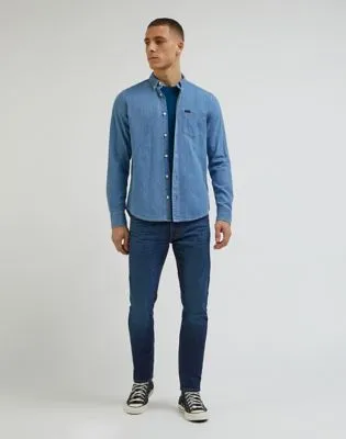 Lee Button Down Shirt "Shasta Blue"