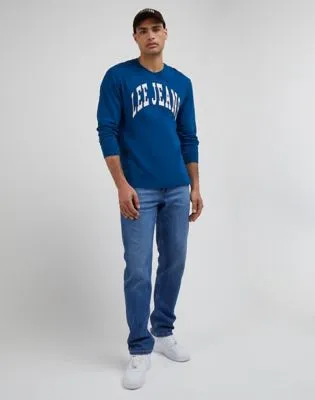 Lee Ls Varsity Tee "Royal Teal"