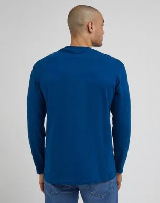 Lee Ls Varsity Tee "Royal Teal"