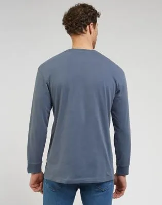 Lee Ls Ww Pocket Tee "Taint Grey"