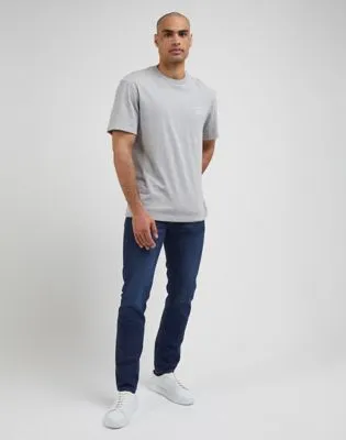 Lee Plain Loose Tee "Sharp Grey Mele"