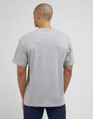 Lee Plain Loose Tee "Sharp Grey Mele"