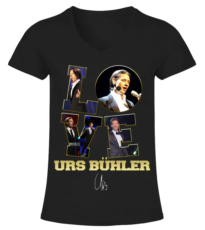 LOVE URS BUHLER Camiseta cuello pico Mujer