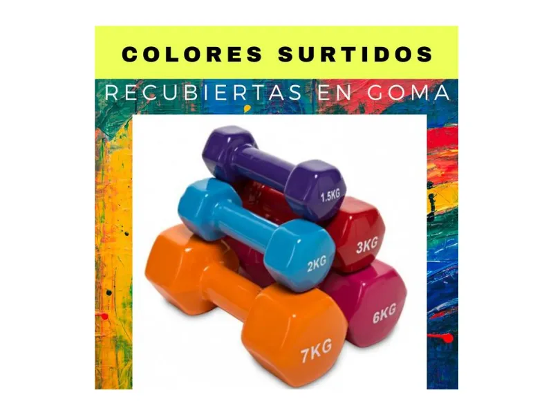 MANCUERNA RECUBIERTA GOMA 1KG X 10 UNIDADES  3031