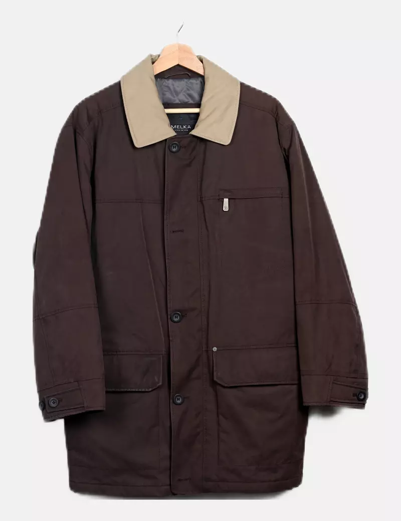 MELKA Chaqueta marrón casual