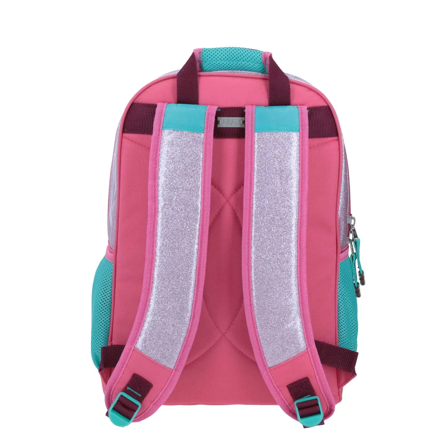 Mochila Chenson Glitter Rosa Happy Girl Con Porta Tablet
