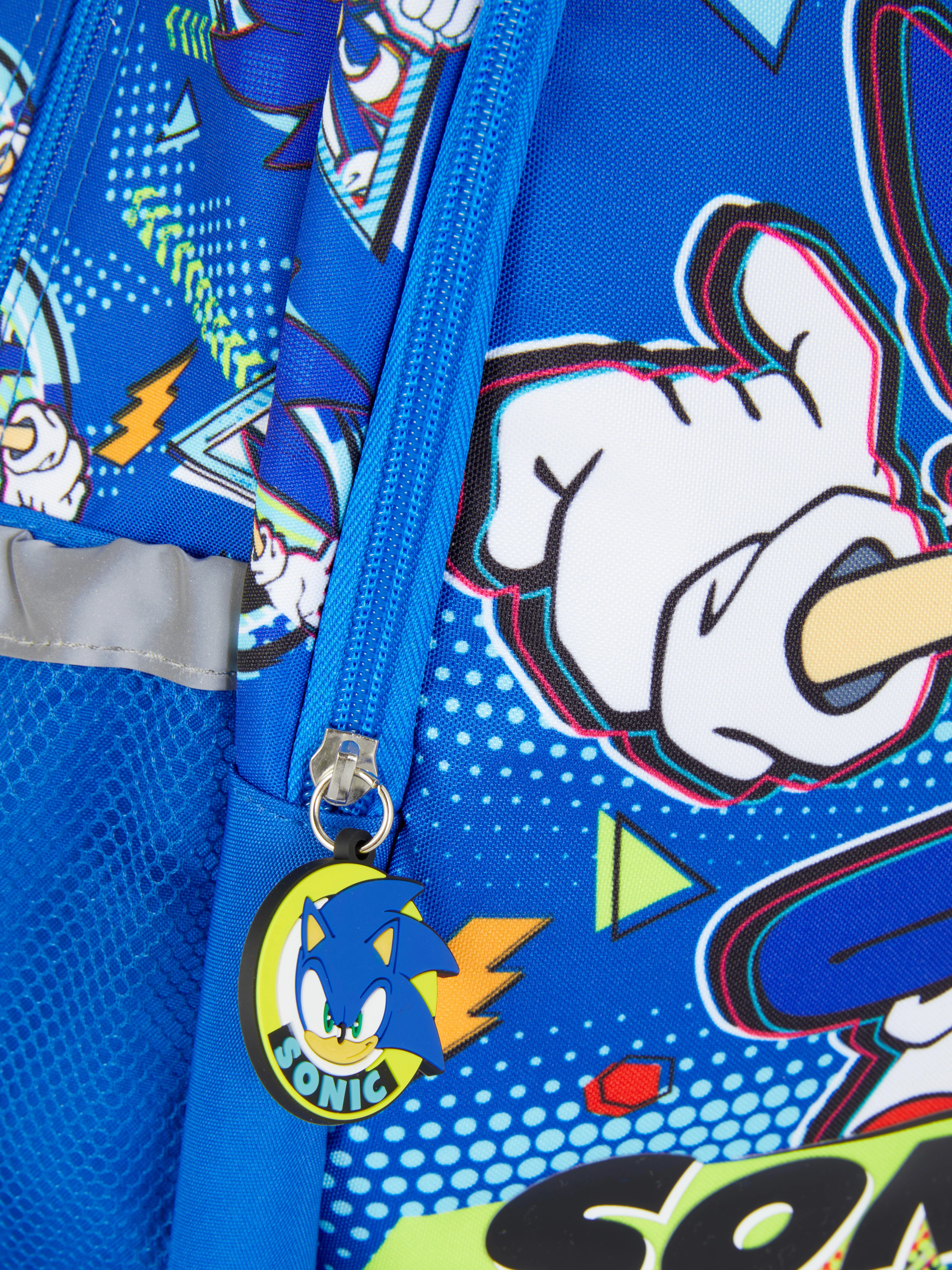 Mochila escolar de Sonic, el erizo