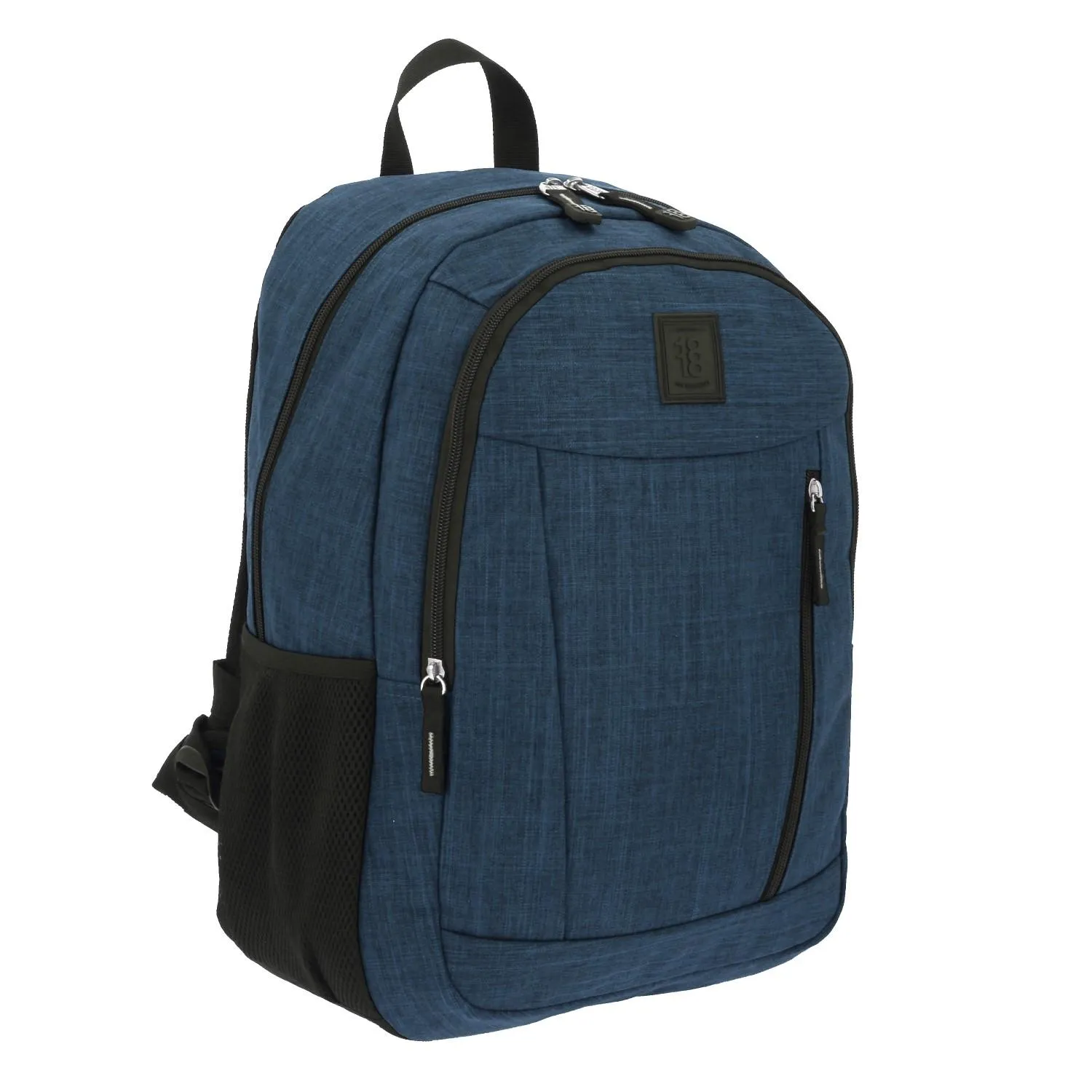 Mochila Grande 1818 Unisex Hop Azul Con Porta Laptop De Hasta 15.
