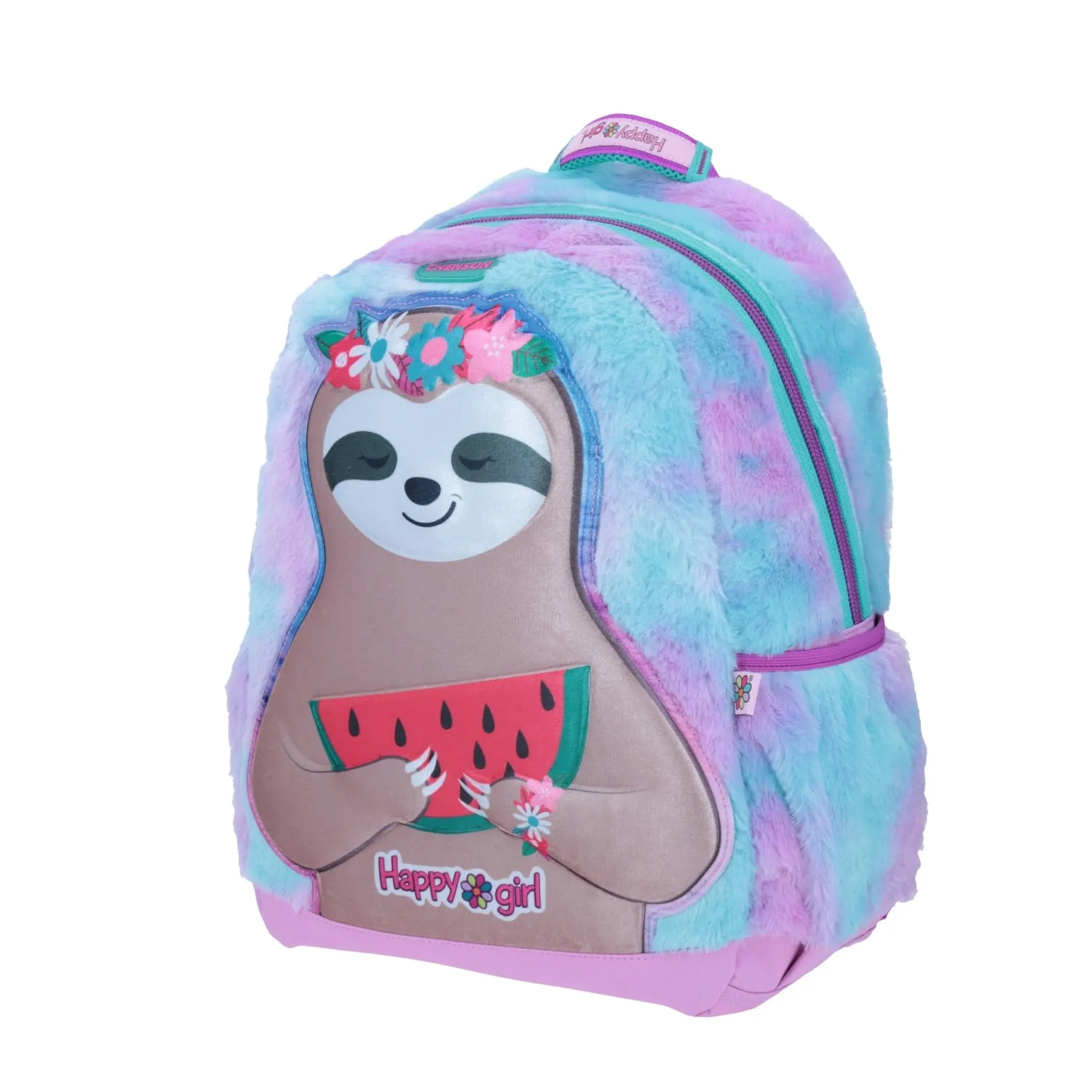 Mochila Grande Chenson Perezoso Peluche Happy Girl Loty