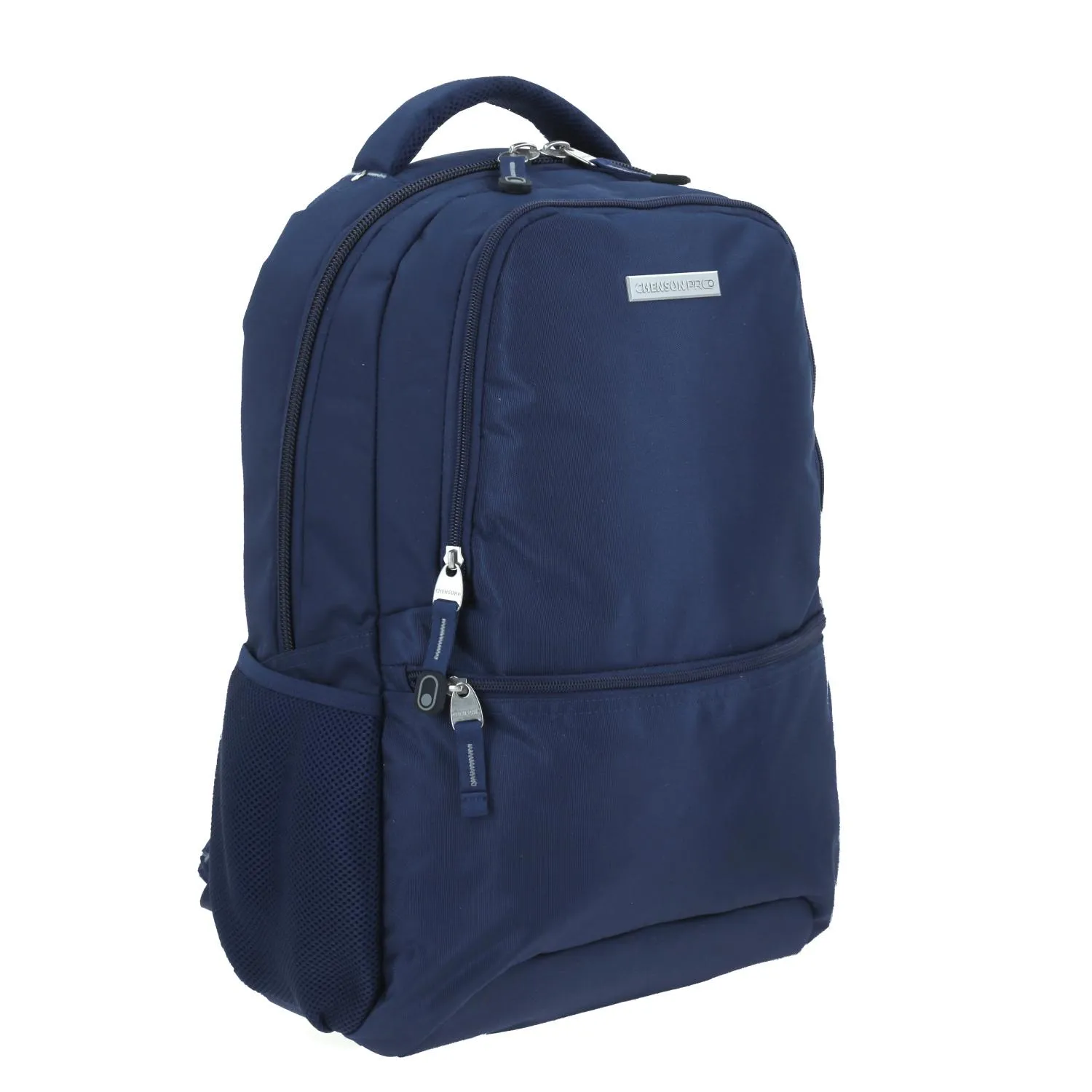 Mochila Grande Chenson Pro Para Hombre Merlot Azul Con Porta Laptop De Hasta 15.