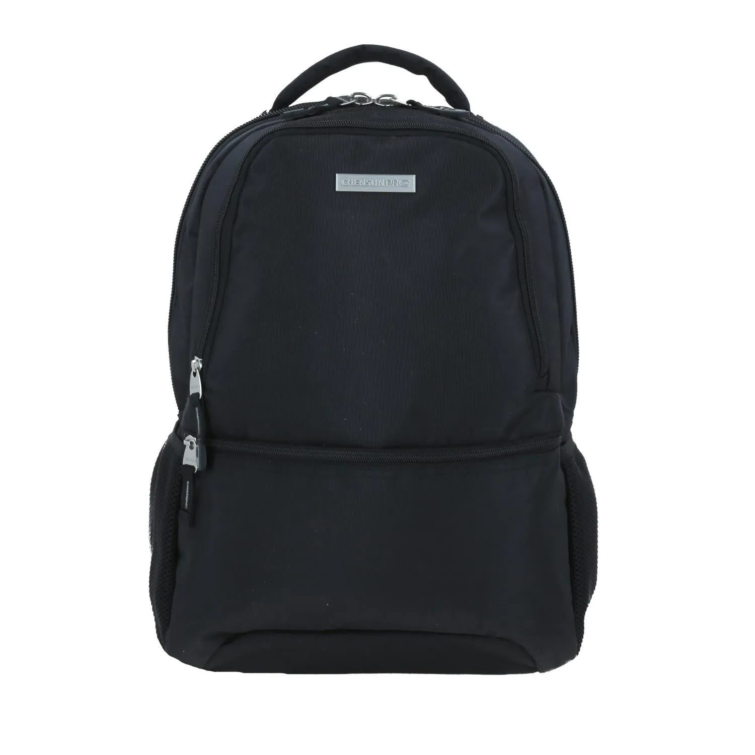 Mochila Grande Chenson Pro Para Hombre Merlot Negro Con Porta Laptop De Hasta 15.