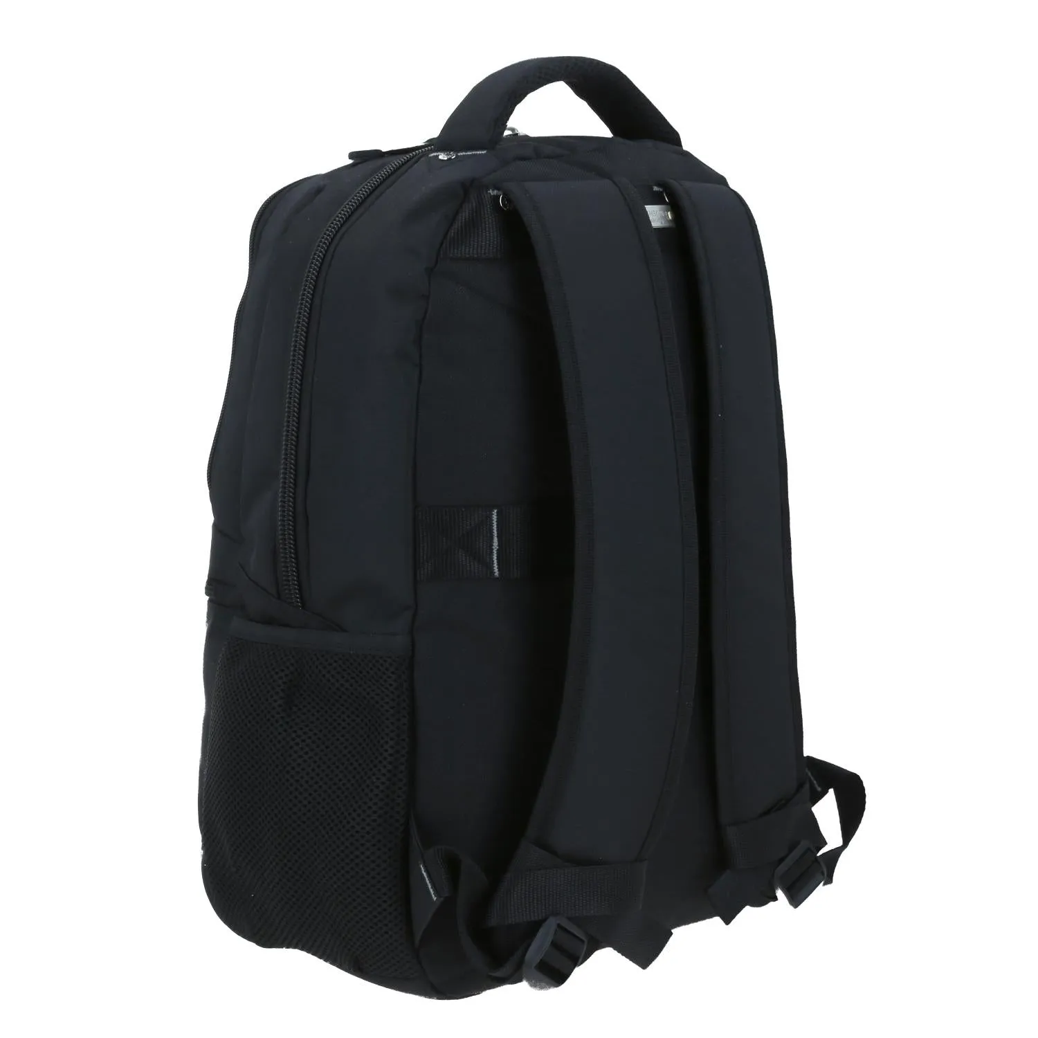 Mochila Grande Chenson Pro Para Hombre Merlot Negro Con Porta Laptop De Hasta 15.