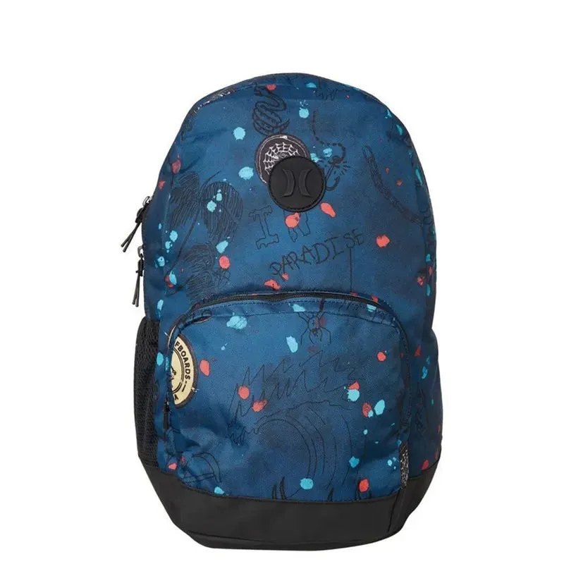 Mochila Hurley Blockade II Scribble Azul Print