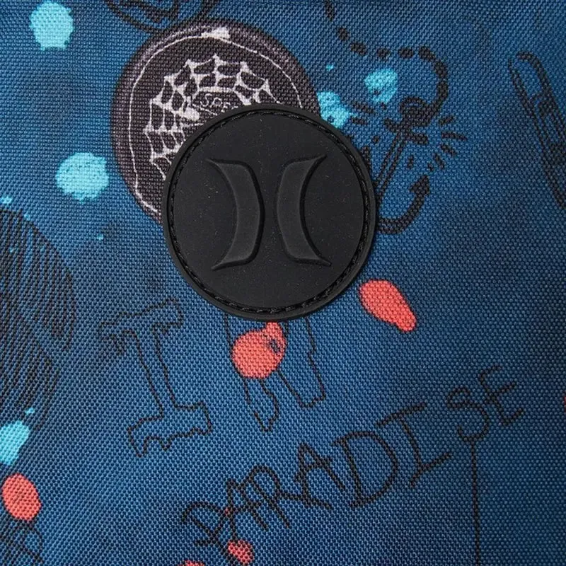 Mochila Hurley Blockade II Scribble Azul Print