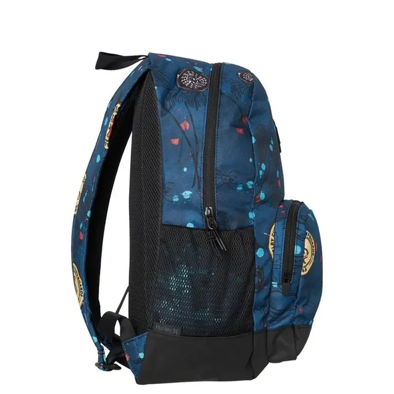 Mochila Hurley Blockade II Scribble Azul Print