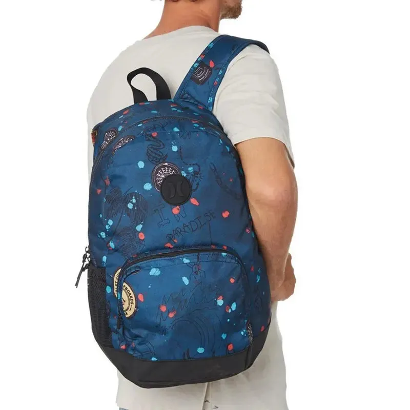 Mochila Hurley Blockade II Scribble Azul Print