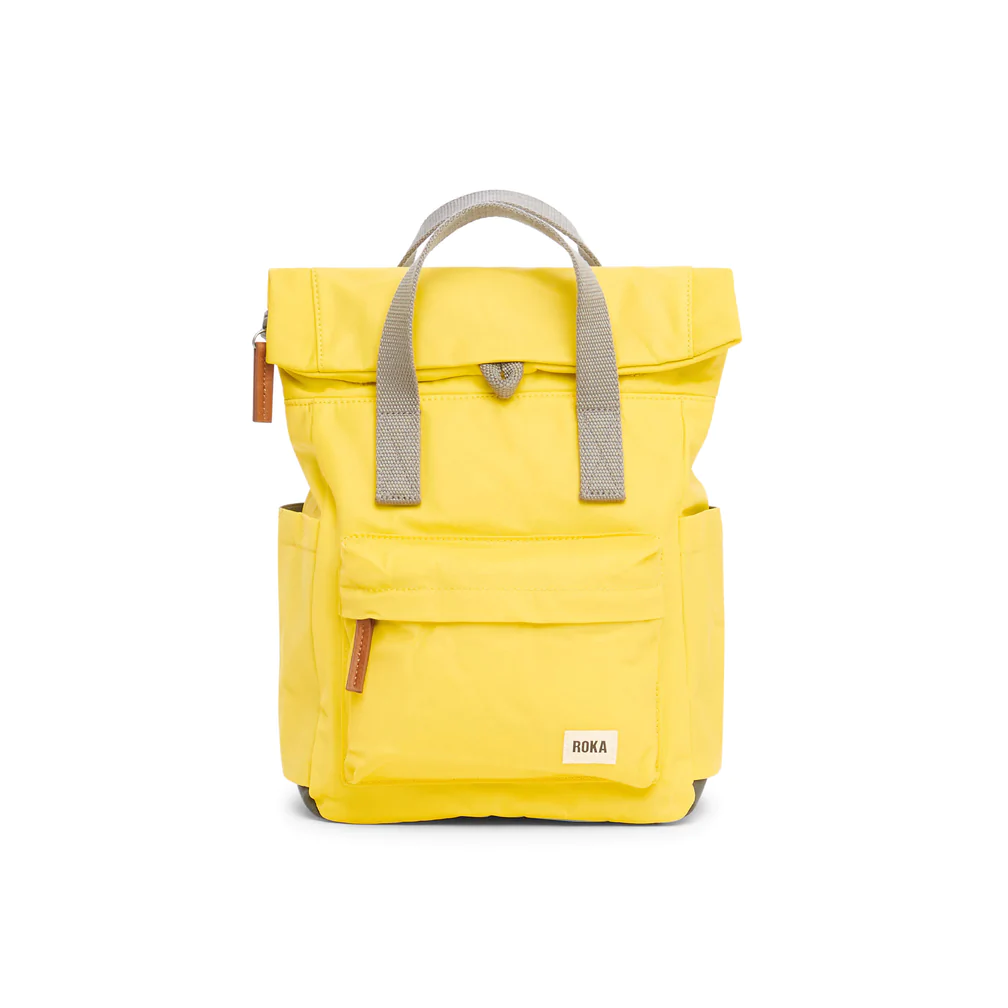 Mochila Roka Canfield B Sustainable Mediana Amarillo