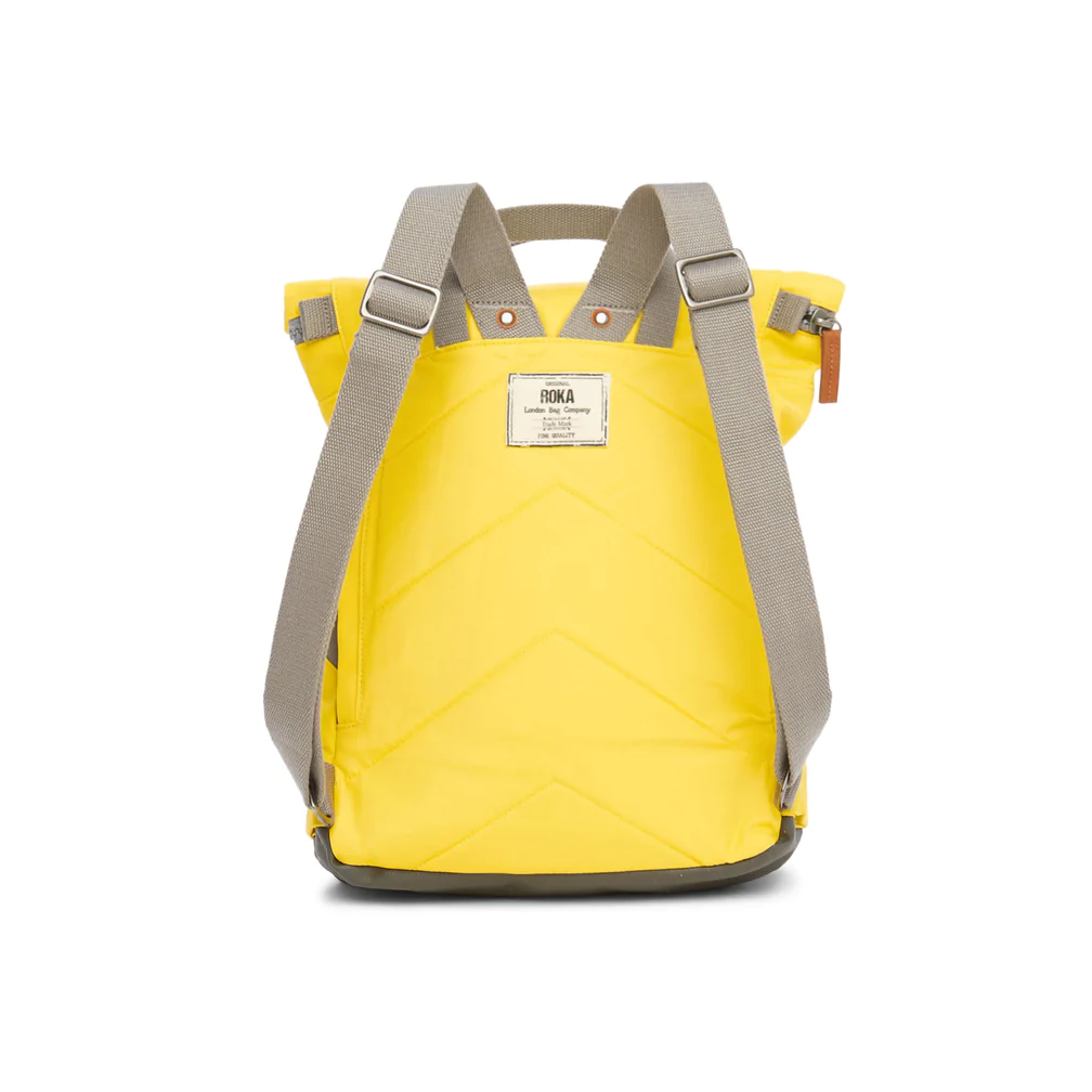Mochila Roka Canfield B Sustainable Mediana Amarillo