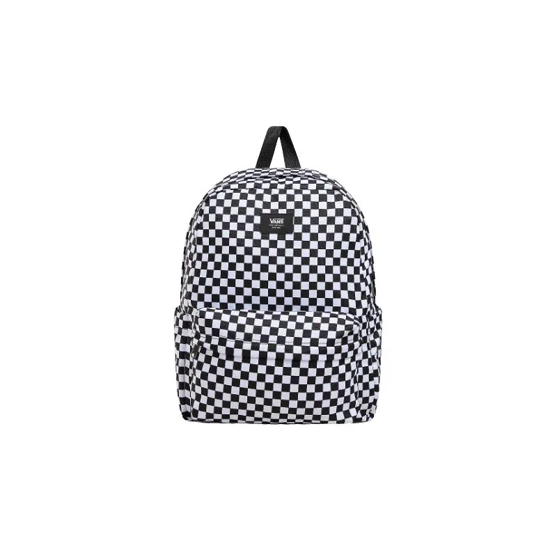Mochila Vans Mochila Old Skool Check (Negro/Blanco)
