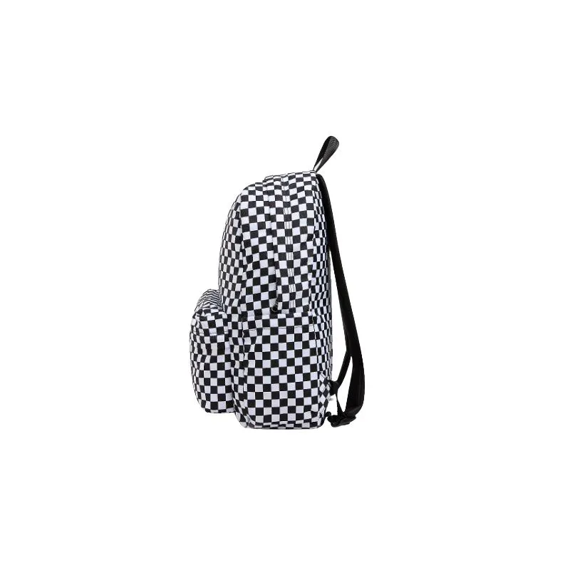 Mochila Vans Mochila Old Skool Check (Negro/Blanco)