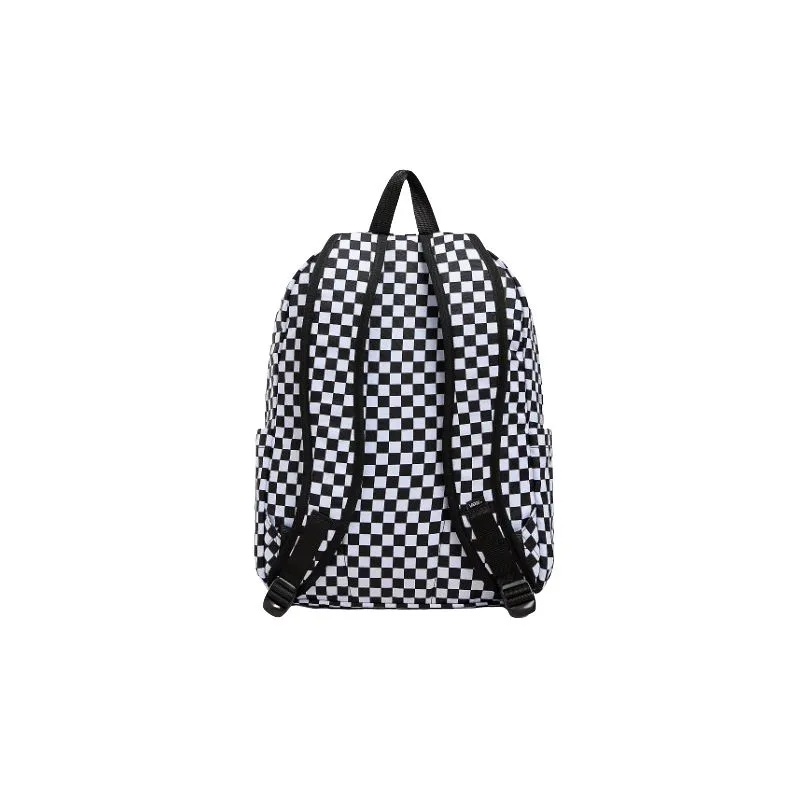Mochila Vans Mochila Old Skool Check (Negro/Blanco)