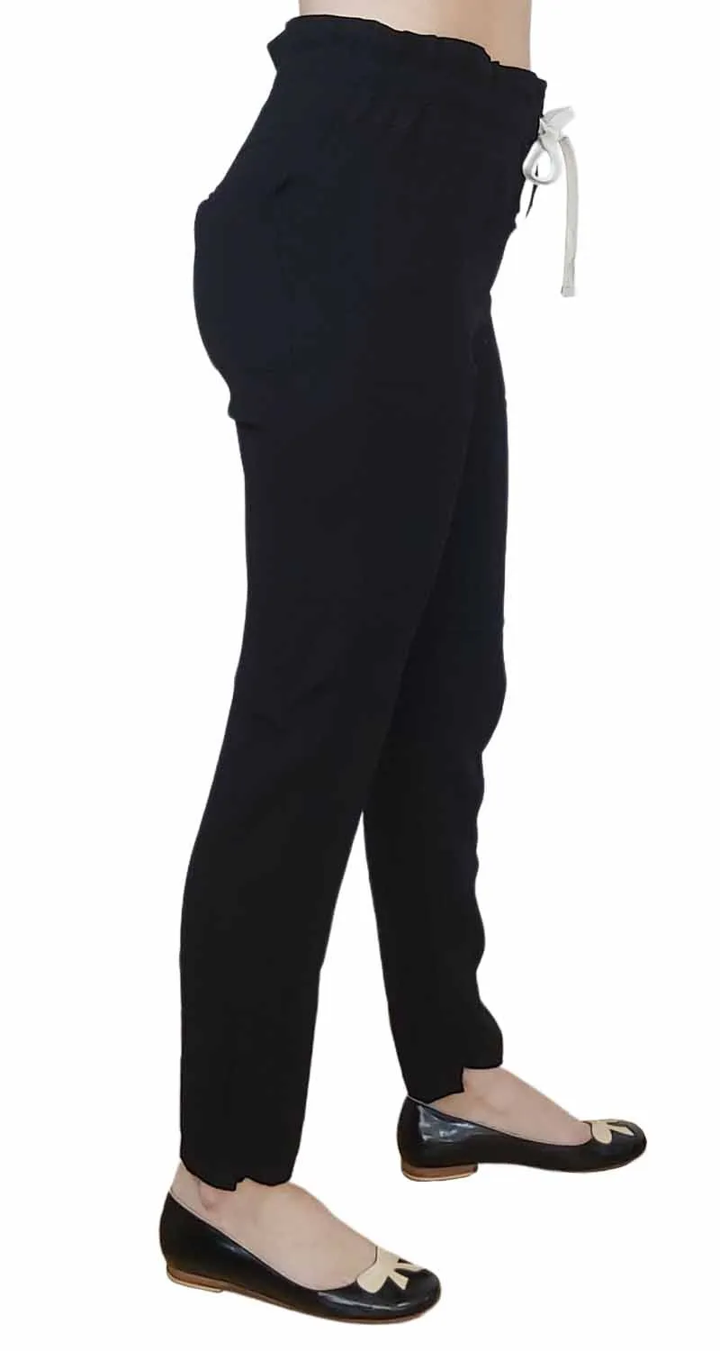 MONROW Pantalón Básico Negro