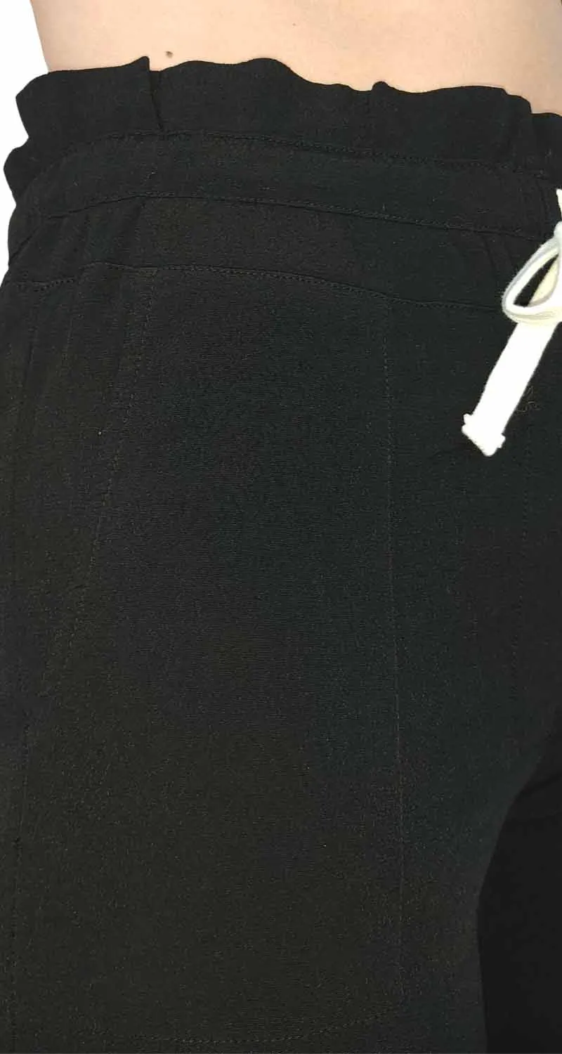 MONROW Pantalón Básico Negro
