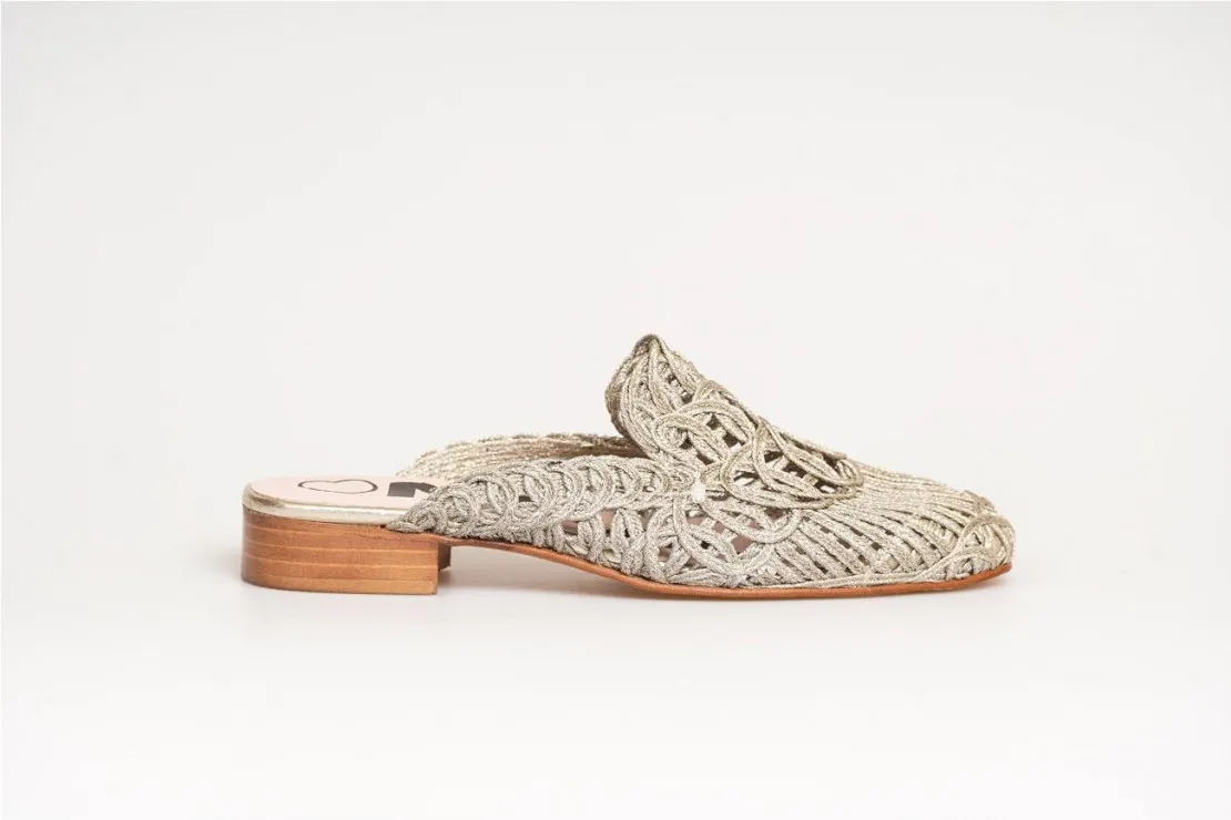 Mule Brocado Calado 14372305 Nival