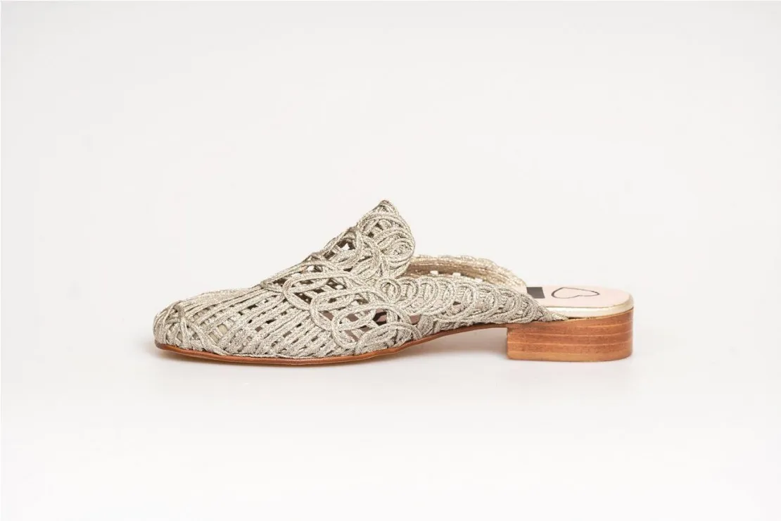 Mule Brocado Calado 14372305 Nival
