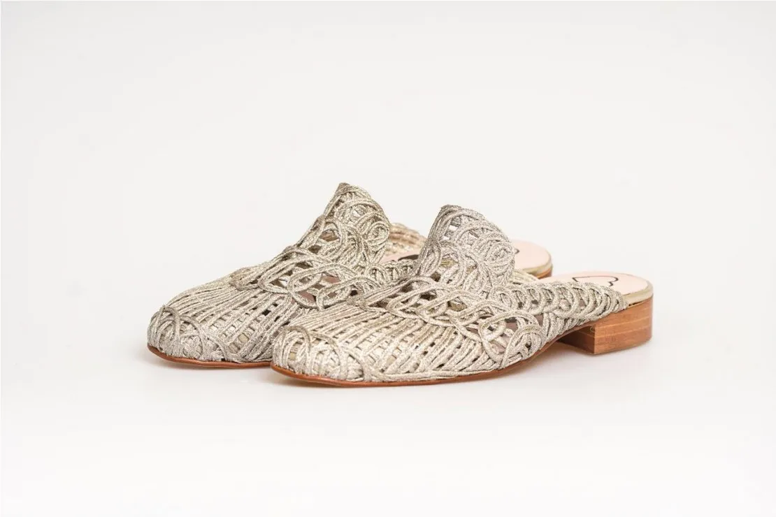 Mule Brocado Calado 14372305 Nival